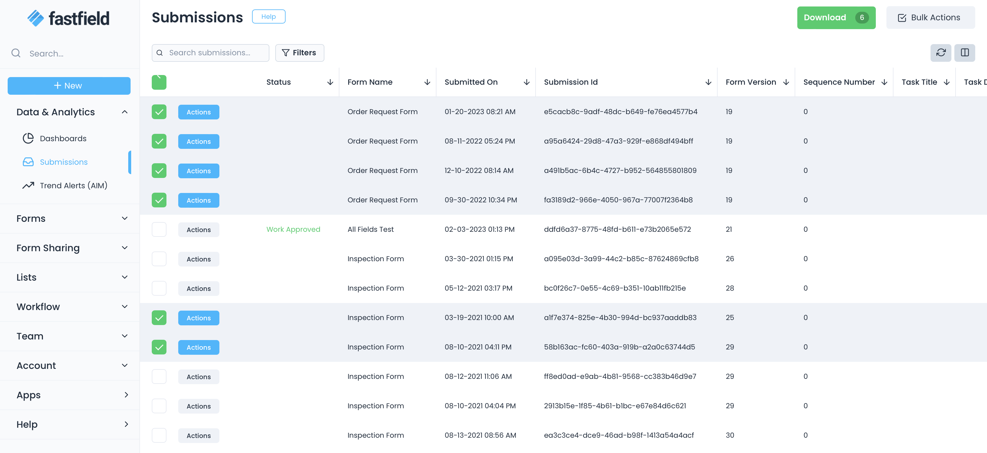 How to export multiple submissions to Excel – FastField Mobile Forms ...